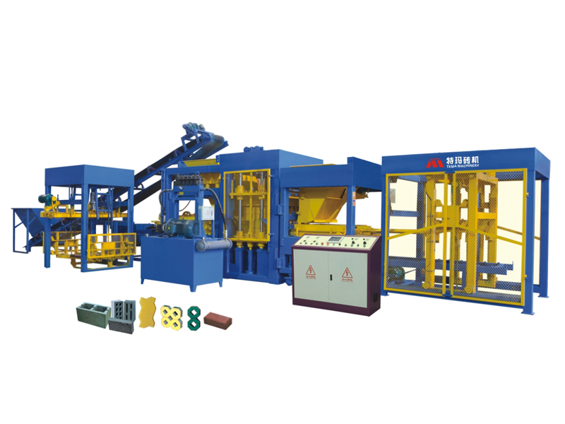 QT0-15A全自動(dòng)混凝土(雙布料彩色)砌塊成型機(jī)